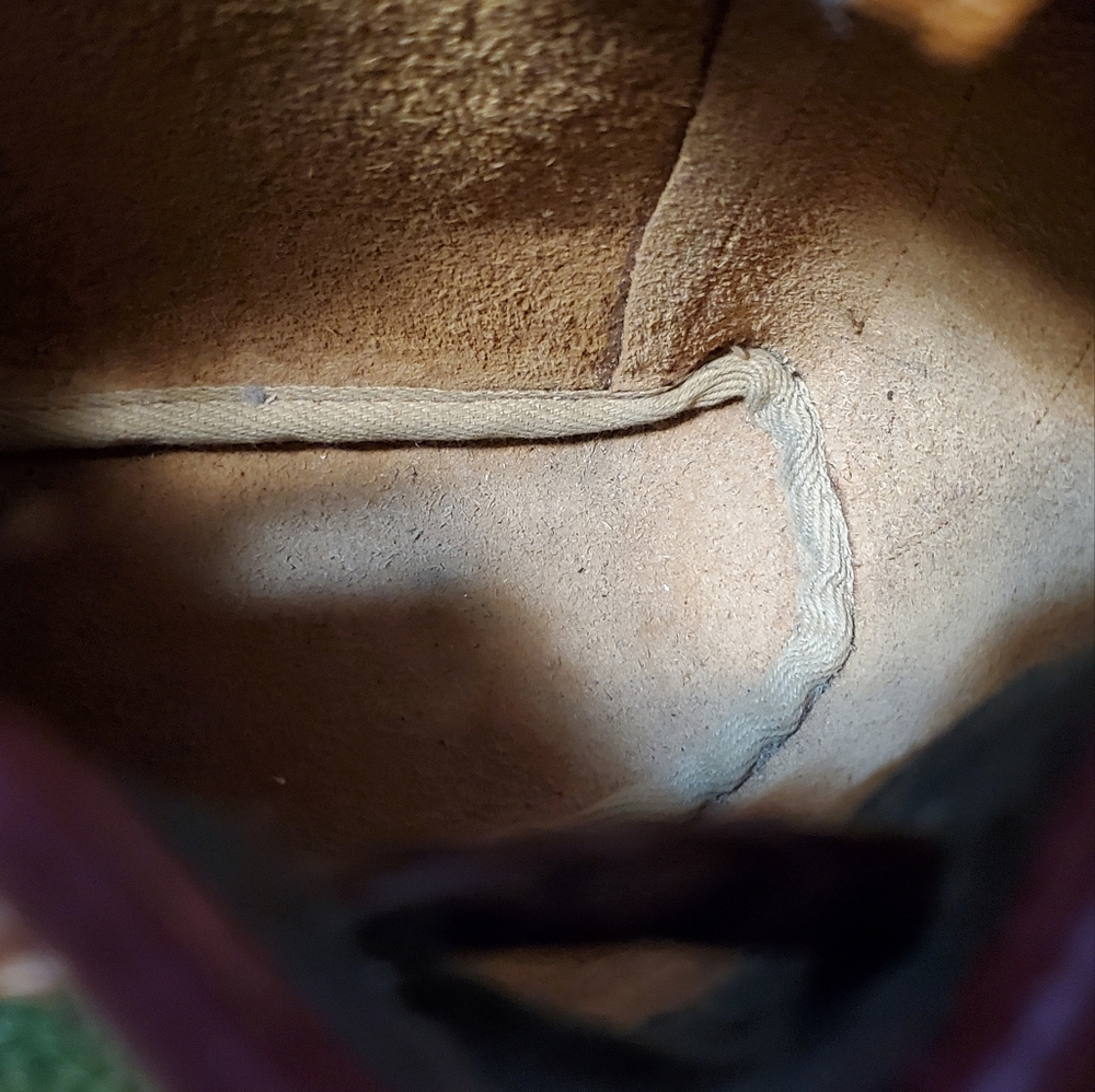 Vintage 1990s Teton Dooney and Bourke Saddle Bag Drawstring Purse USA Made - Picture 12 of 13